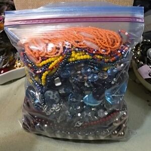 2 Lbs. Colorful Beaded And Shell Necklaces